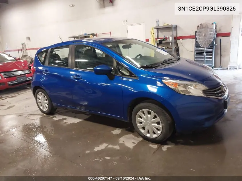 2016 Nissan Versa Note S (Sr)/S Plus/Sl/Sr/Sv VIN: 3N1CE2CP9GL390826 Lot: 40297147