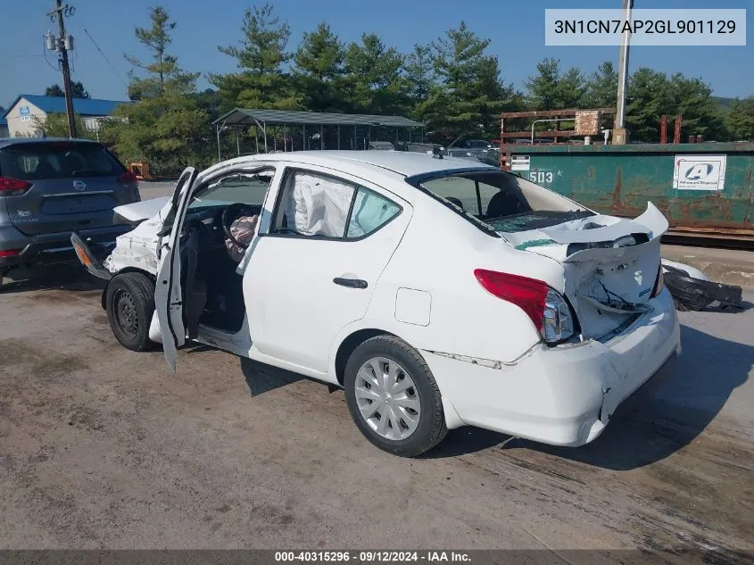 3N1CN7AP2GL901129 2016 Nissan Versa S/S Plus/Sv/Sl