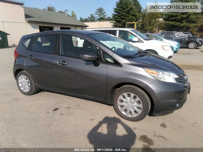 3N1CE2CP1GL392828 2016 Nissan Versa Note Sv