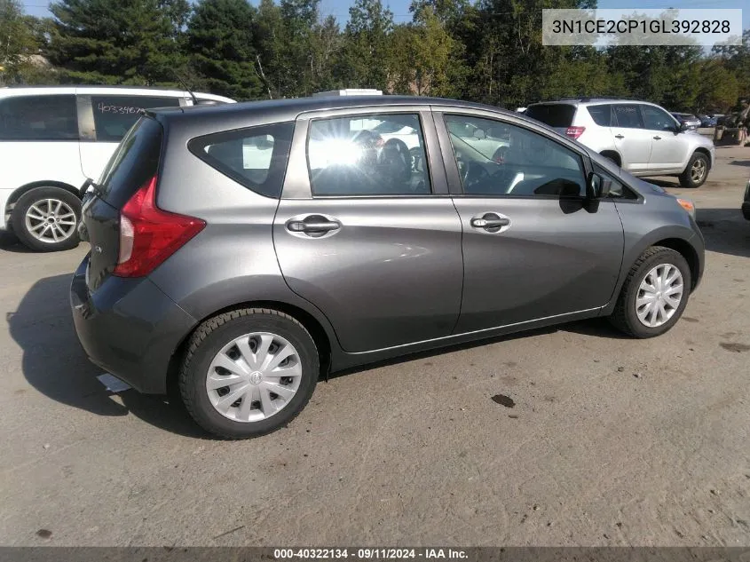 3N1CE2CP1GL392828 2016 Nissan Versa Note Sv