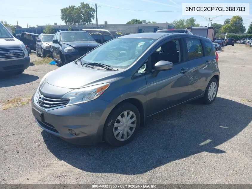 2016 Nissan Versa Note Sv VIN: 3N1CE2CP7GL388783 Lot: 40323953