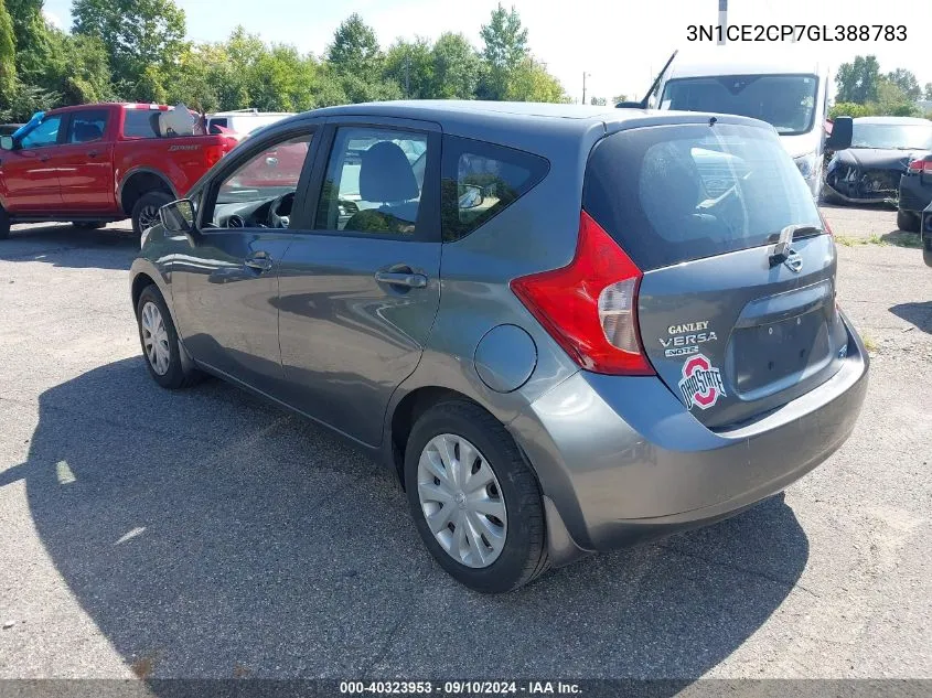 2016 Nissan Versa Note Sv VIN: 3N1CE2CP7GL388783 Lot: 40323953