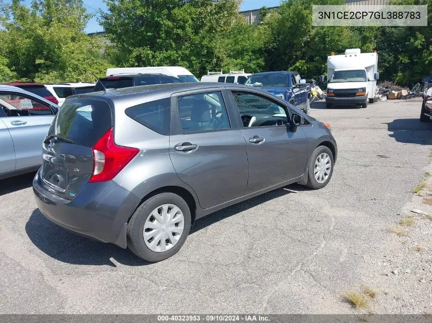 2016 Nissan Versa Note Sv VIN: 3N1CE2CP7GL388783 Lot: 40323953