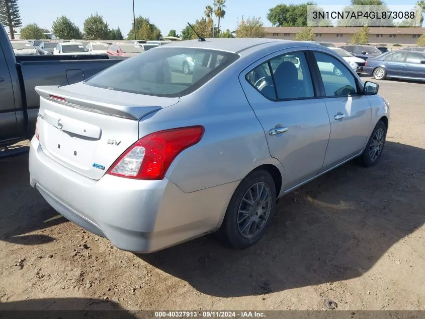 2016 Nissan Versa 1.6 S/1.6 S+/1.6 Sl/1.6 Sv VIN: 3N1CN7AP4GL873088 Lot: 40327913