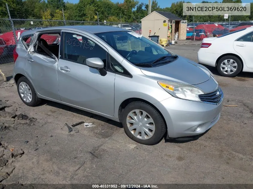 2016 Nissan Versa Note S (Sr)/S Plus/Sl/Sr/Sv VIN: 3N1CE2CP5GL369620 Lot: 40331952