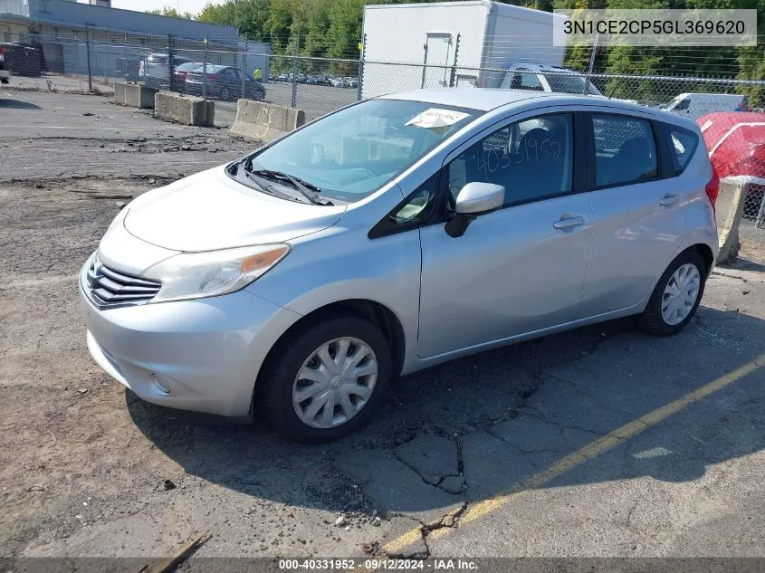 2016 Nissan Versa Note S (Sr)/S Plus/Sl/Sr/Sv VIN: 3N1CE2CP5GL369620 Lot: 40331952