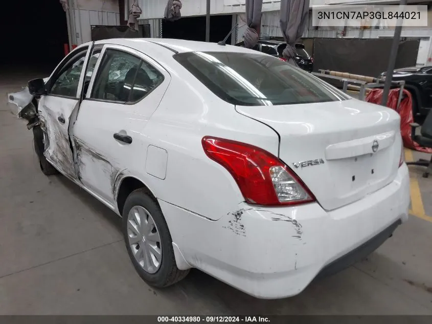 3N1CN7AP3GL844021 2016 Nissan Versa S/S Plus/Sv/Sl