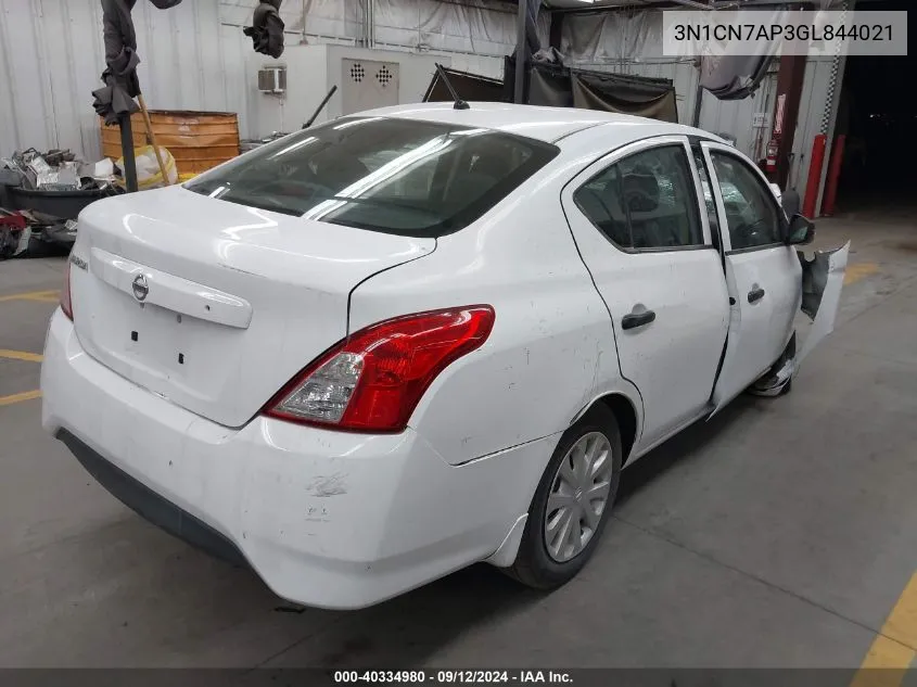 3N1CN7AP3GL844021 2016 Nissan Versa S/S Plus/Sv/Sl