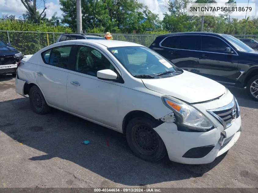 3N1CN7AP5GL818679 2016 Nissan Versa S/S Plus/Sv/Sl