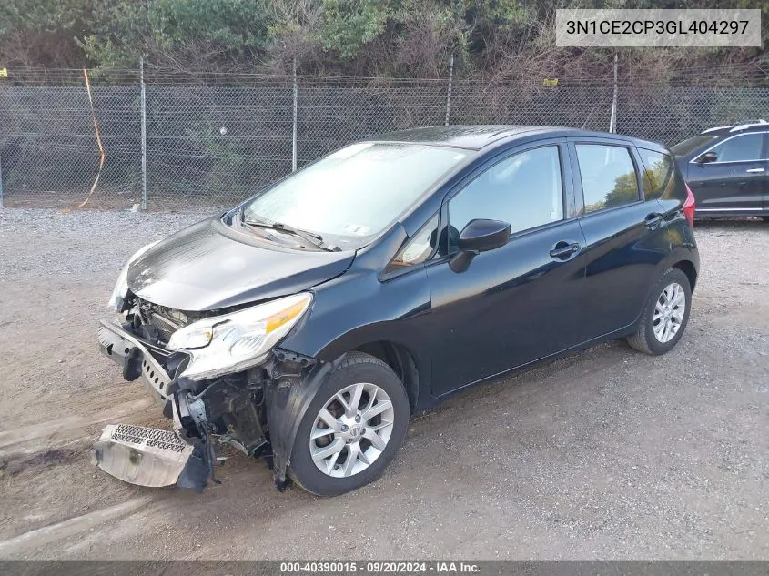 2016 Nissan Versa Note Sv VIN: 3N1CE2CP3GL404297 Lot: 40390015