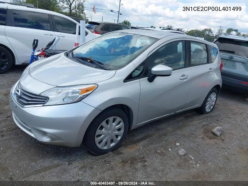 3N1CE2CP0GL401499 2016 Nissan Versa Note S/S Plus/Sv/Sr/Sl