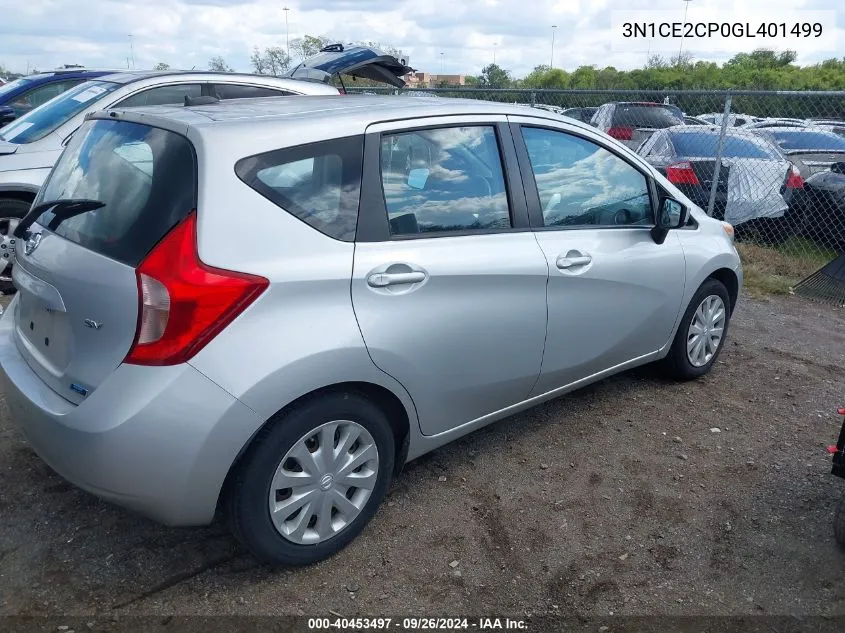 3N1CE2CP0GL401499 2016 Nissan Versa Note S/S Plus/Sv/Sr/Sl