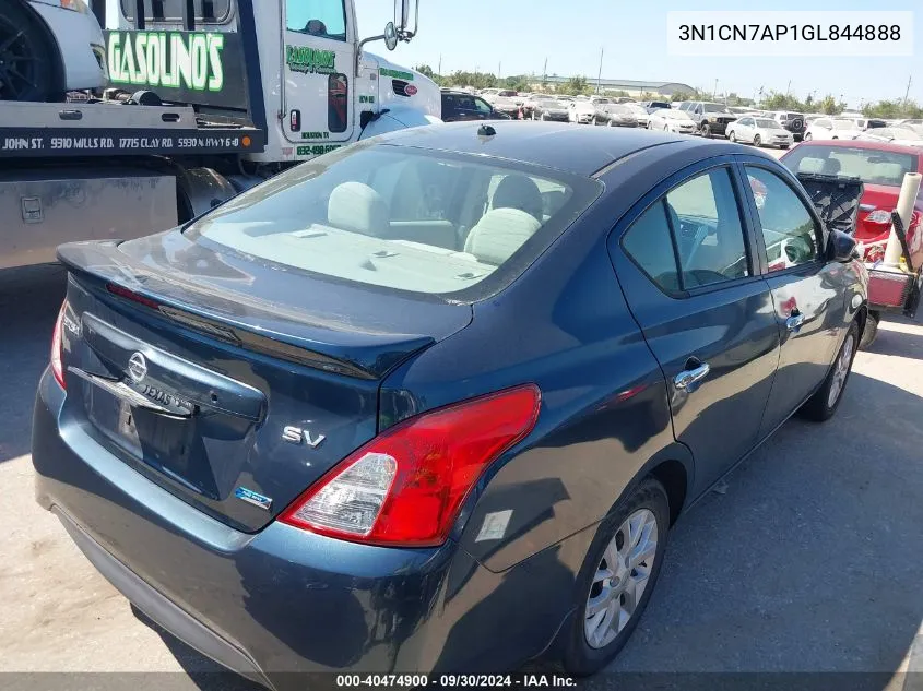 3N1CN7AP1GL844888 2016 Nissan Versa 1.6 Sv