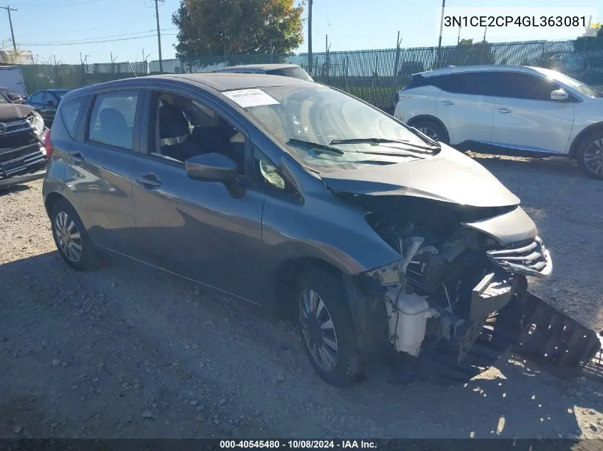 3N1CE2CP4GL363081 2016 Nissan Versa Note S/S Plus/Sv/Sl/Sr