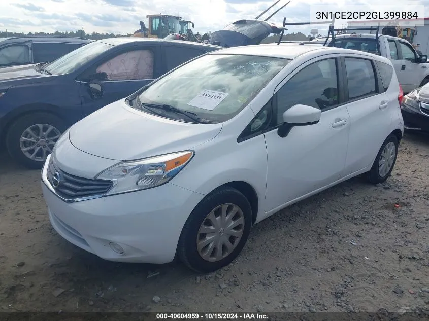 2016 Nissan Versa Note S (Sr)/S Plus/Sl/Sr/Sv VIN: 3N1CE2CP2GL399884 Lot: 40604959