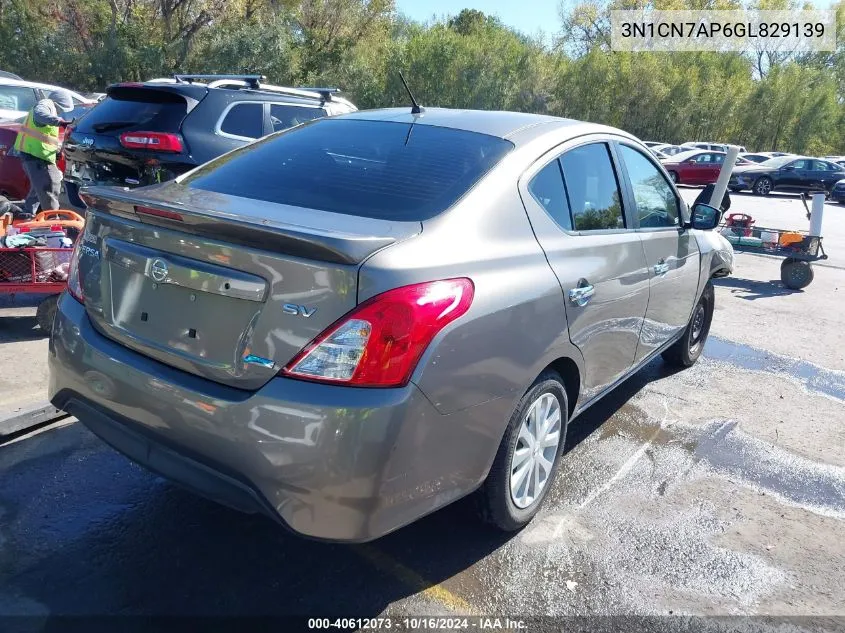 3N1CN7AP6GL829139 2016 Nissan Versa 1.6 S/1.6 S+/1.6 Sl/1.6 Sv