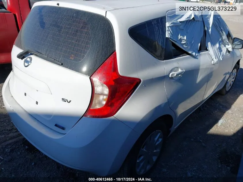 2016 Nissan Versa Note S (Sr)/S Plus/Sl/Sr/Sv VIN: 3N1CE2CP5GL373229 Lot: 40612465