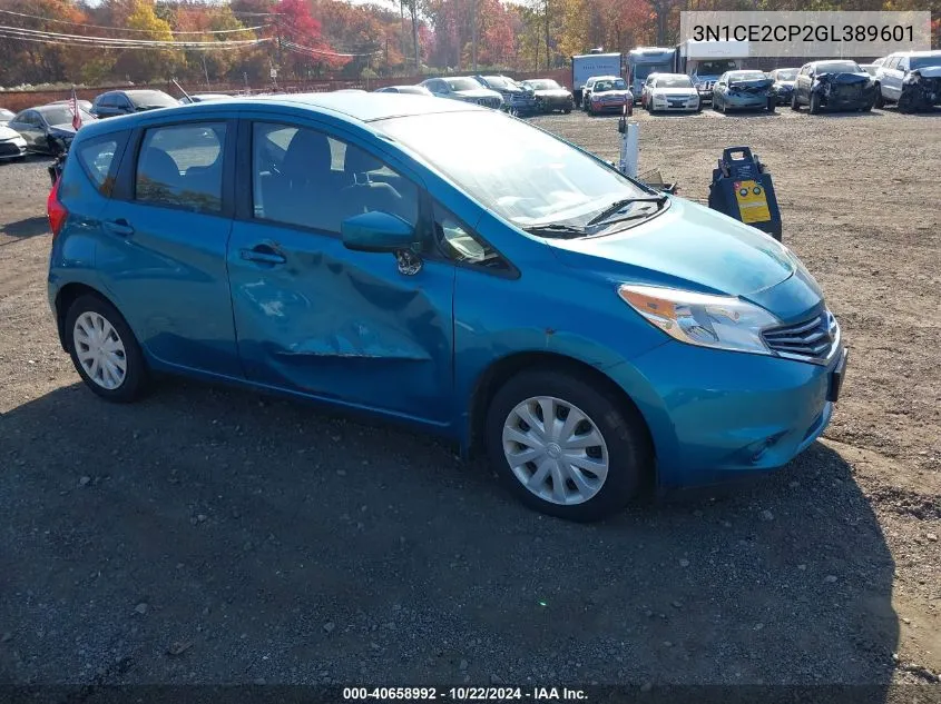 2016 Nissan Versa Note S Plus VIN: 3N1CE2CP2GL389601 Lot: 40658992