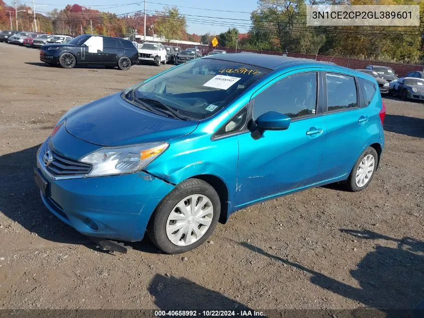 2016 Nissan Versa Note S Plus VIN: 3N1CE2CP2GL389601 Lot: 40658992