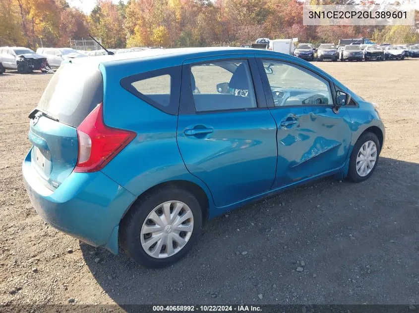 2016 Nissan Versa Note S Plus VIN: 3N1CE2CP2GL389601 Lot: 40658992