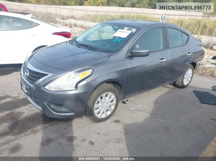 3N1CN7AP8GL895773 2016 Nissan Versa 1.6 S/1.6 S+/1.6 Sl/1.6 Sv