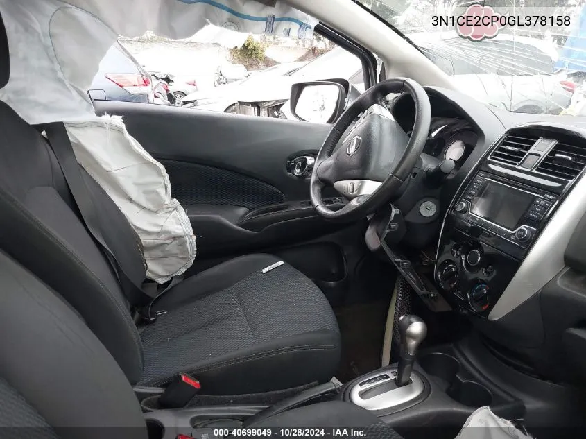 3N1CE2CP0GL378158 2016 Nissan Versa Note S (Sr)/S Plus/Sl/Sr/Sv