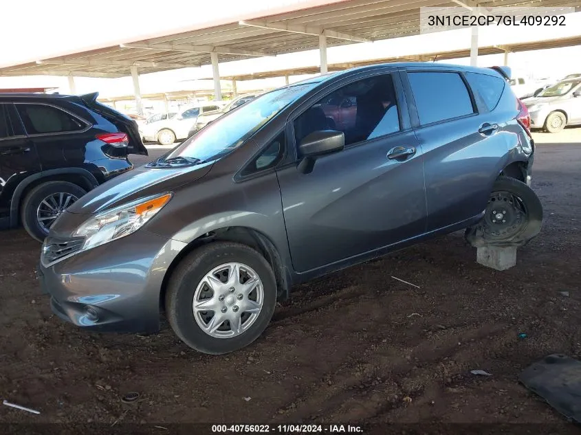 2016 Nissan Versa Note S Plus VIN: 3N1CE2CP7GL409292 Lot: 40756022