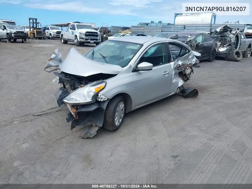 3N1CN7AP9GL816207 2016 Nissan Versa 1.6 S/1.6 S+/1.6 Sl/1.6 Sv