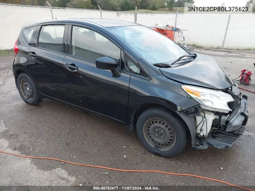 2016 Nissan Versa Note S (Sr)/S Plus/Sl/Sr/Sv VIN: 3N1CE2CP8GL375623 Lot: 40782477