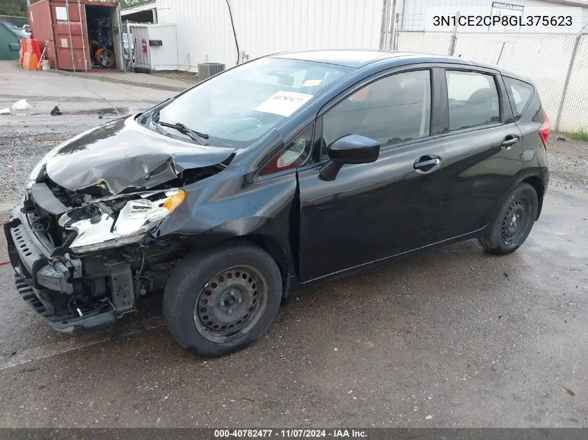 2016 Nissan Versa Note S (Sr)/S Plus/Sl/Sr/Sv VIN: 3N1CE2CP8GL375623 Lot: 40782477