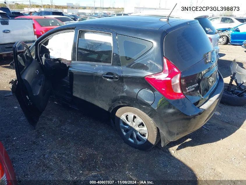 2016 Nissan Versa Note Sv VIN: 3N1CE2CP3GL398873 Lot: 40807037