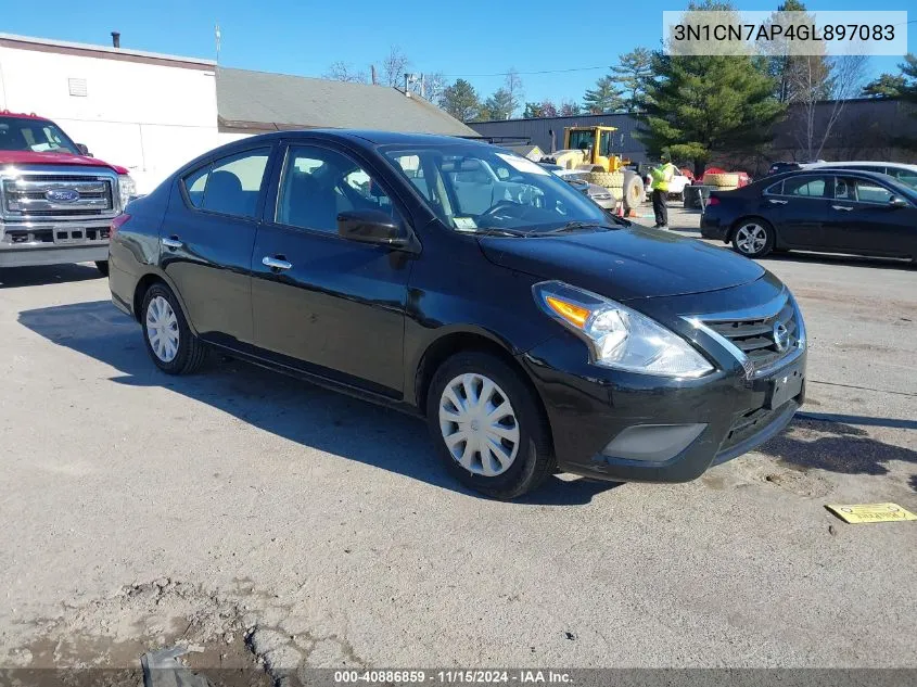 2016 Nissan Versa 1.6 S/1.6 S+/1.6 Sl/1.6 Sv VIN: 3N1CN7AP4GL897083 Lot: 40886859