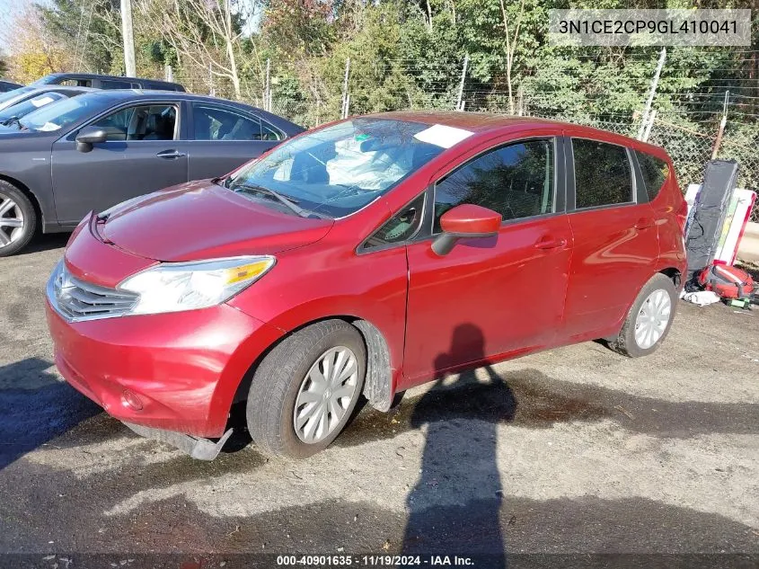 2016 Nissan Versa Note Sv VIN: 3N1CE2CP9GL410041 Lot: 40901635