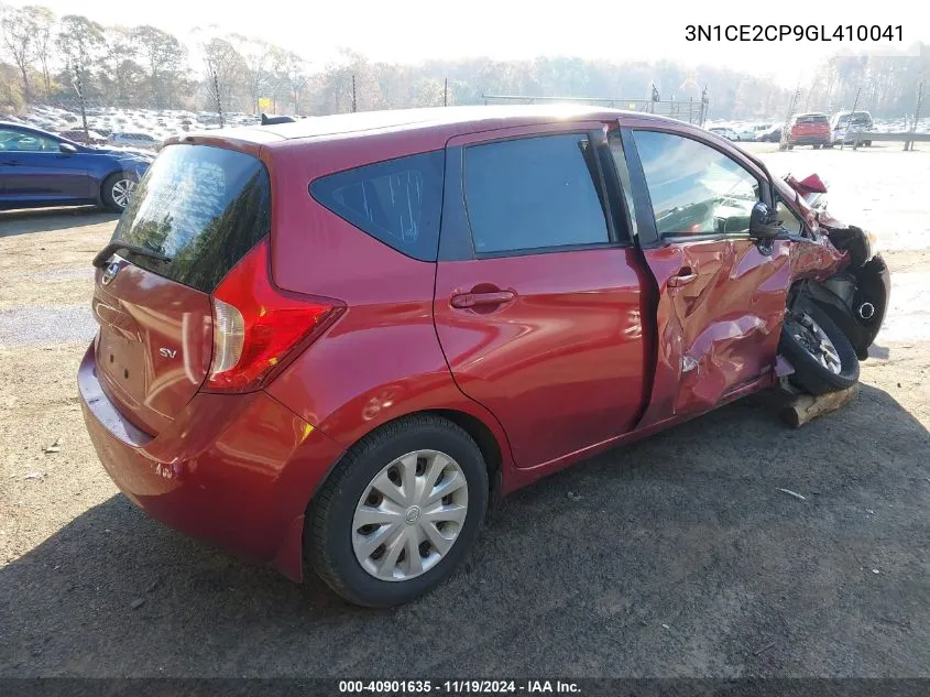 2016 Nissan Versa Note Sv VIN: 3N1CE2CP9GL410041 Lot: 40901635