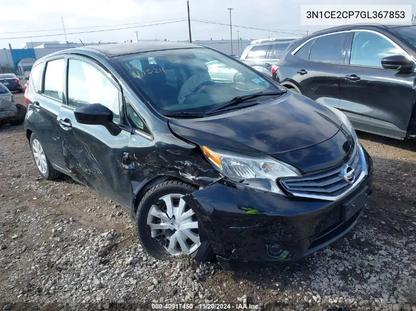 2016 Nissan Versa Note S (Sr) VIN: 3N1CE2CP7GL367853 Lot: 40917450