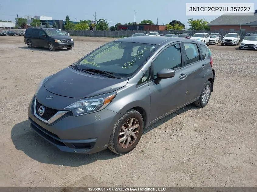 2017 Nissan Versa Note VIN: 3N1CE2CP7HL357227 Lot: 12053601