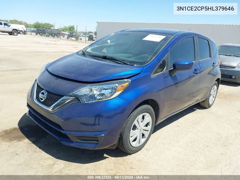 3N1CE2CP5HL379646 2017 Nissan Versa Note Sv