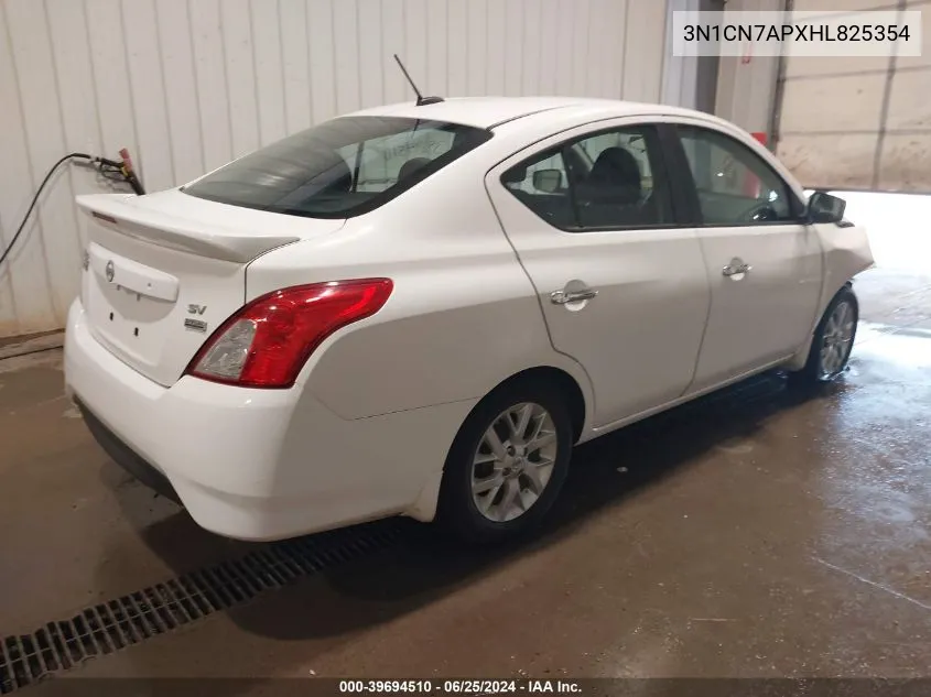 2017 Nissan Versa 1.6 Sv VIN: 3N1CN7APXHL825354 Lot: 39694510