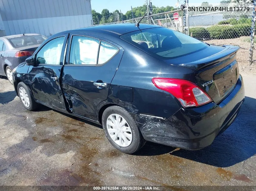 2017 Nissan Versa 1.6 S/1.6 S+/1.6 Sl/1.6 Sv VIN: 3N1CN7AP4HL813779 Lot: 39762584