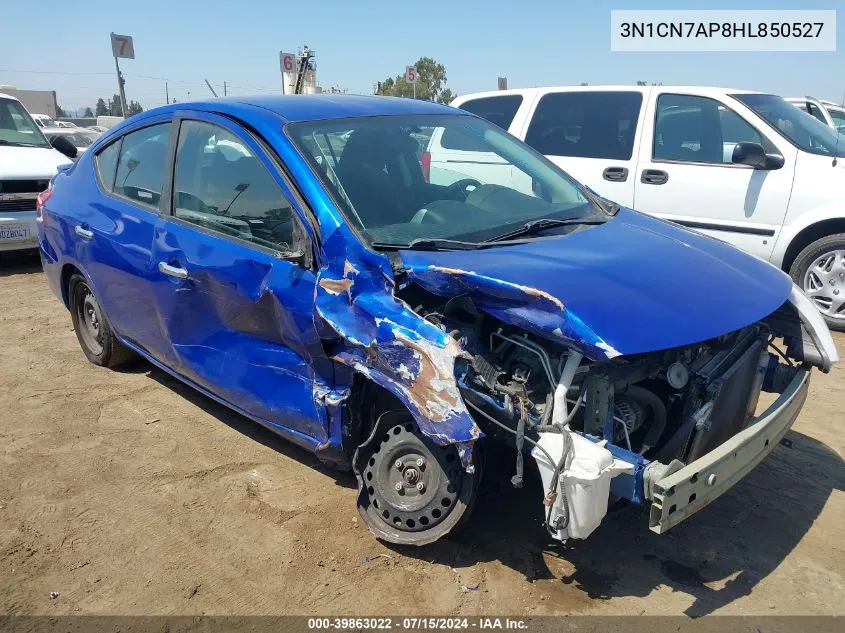 2017 Nissan Versa 1.6 Sv VIN: 3N1CN7AP8HL850527 Lot: 39863022