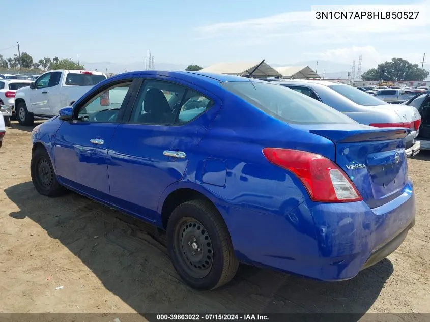 3N1CN7AP8HL850527 2017 Nissan Versa 1.6 Sv