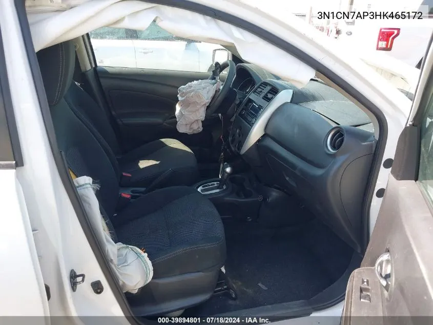 3N1CN7AP3HK465172 2017 Nissan Versa 1.6 Sv