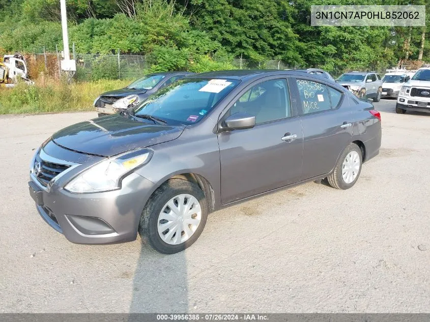 3N1CN7AP0HL852062 2017 Nissan Versa 1.6 Sv