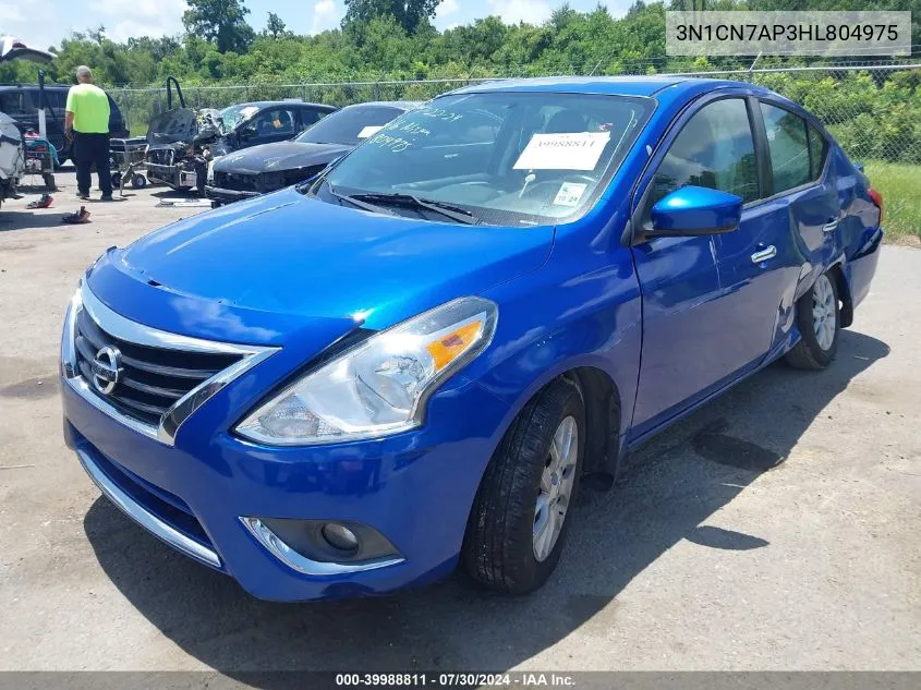 3N1CN7AP3HL804975 2017 Nissan Versa 1.6 Sv