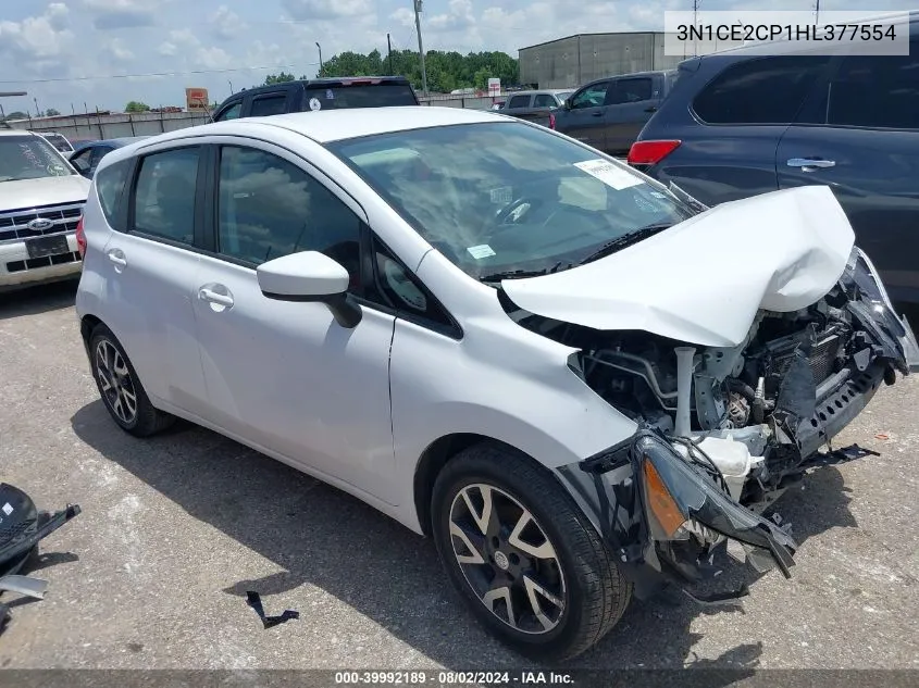 2017 Nissan Versa Note Sv VIN: 3N1CE2CP1HL377554 Lot: 39992189