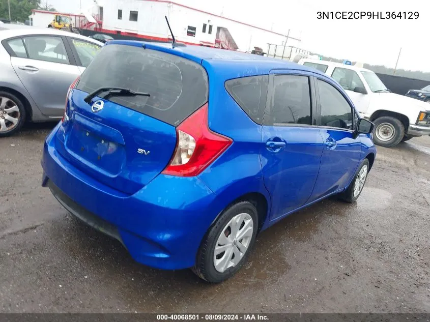 3N1CE2CP9HL364129 2017 Nissan Versa Note Sv