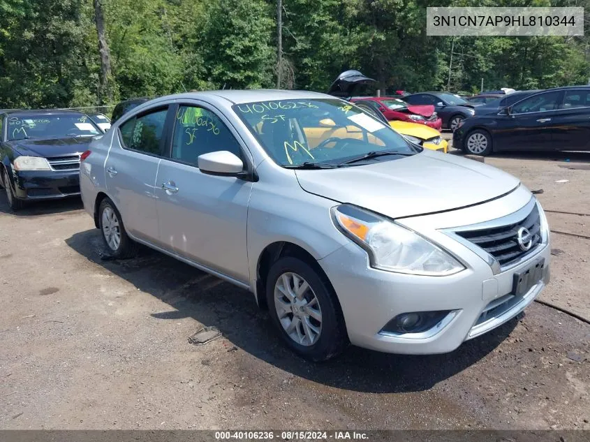 3N1CN7AP9HL810344 2017 Nissan Versa S/S Plus/Sv/Sl