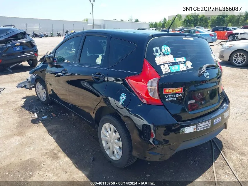 2017 Nissan Versa Note Sv VIN: 3N1CE2CP7HL366087 Lot: 40113750