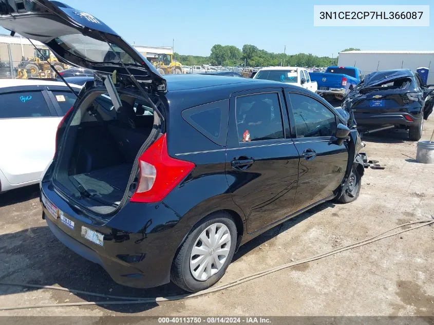 2017 Nissan Versa Note Sv VIN: 3N1CE2CP7HL366087 Lot: 40113750