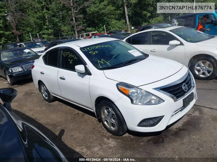 3N1CN7AP1HL876774 2017 Nissan Versa 1.6 Sv